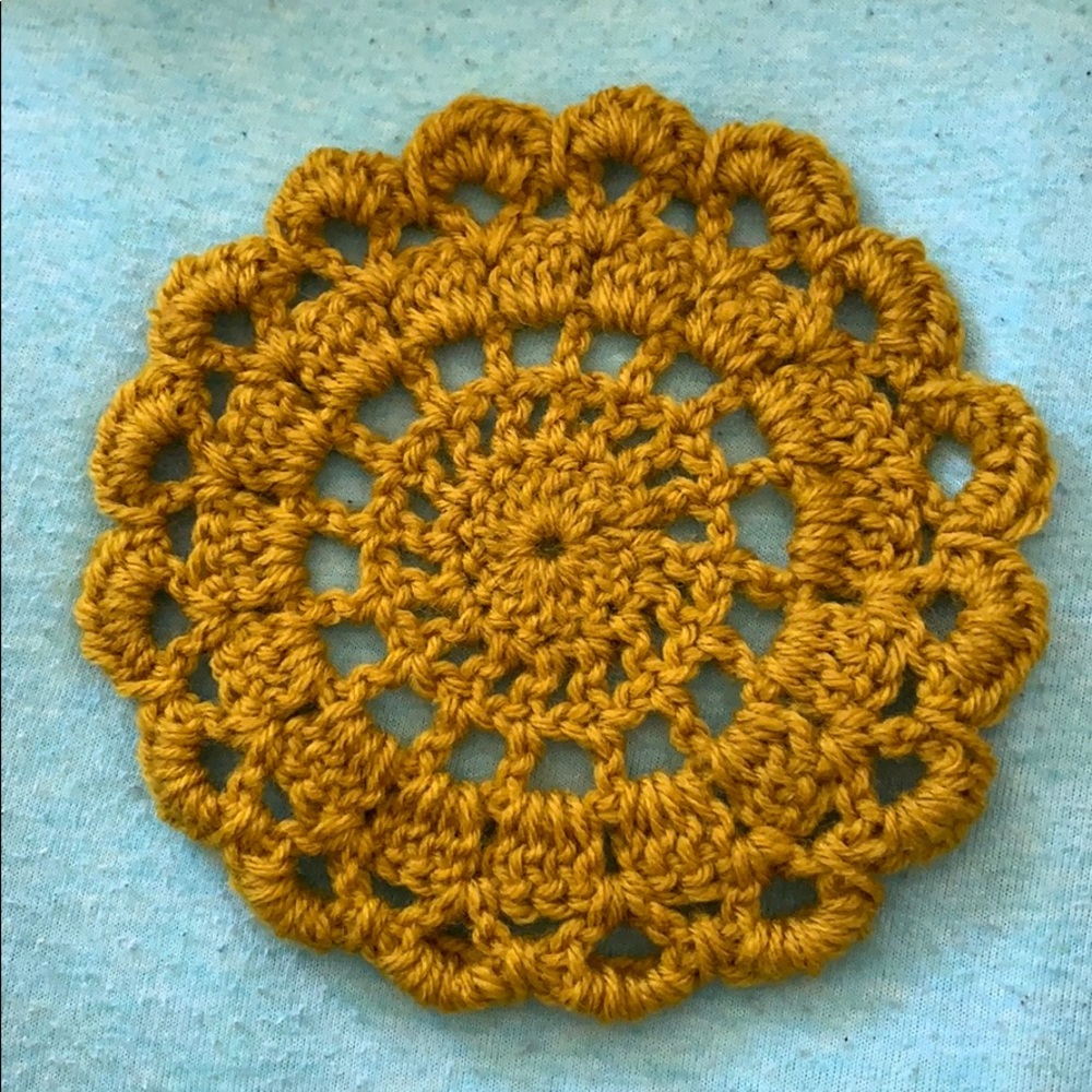 Hand made table coaster